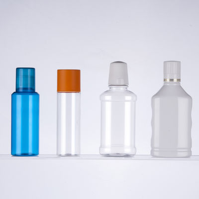 Vidalı Kapaklı PET Plastik Gargara Şişesi 500ml Özelleştirilebilir Renk