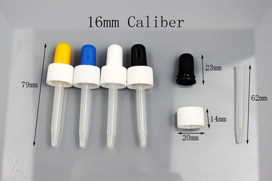 Şeffaf 60ml Plastik Damlalıklı Şişe UV Elektroliz