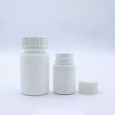 Sıcak Damgalama HDPE Plastik İlaç Şişeleri Vitamin Takviyesi Ambalajı