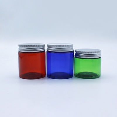 1oz 2oz Renk Özelleştirilmiş Geniş Ağızlı Şişe PET Plastik Krem Kavanoz